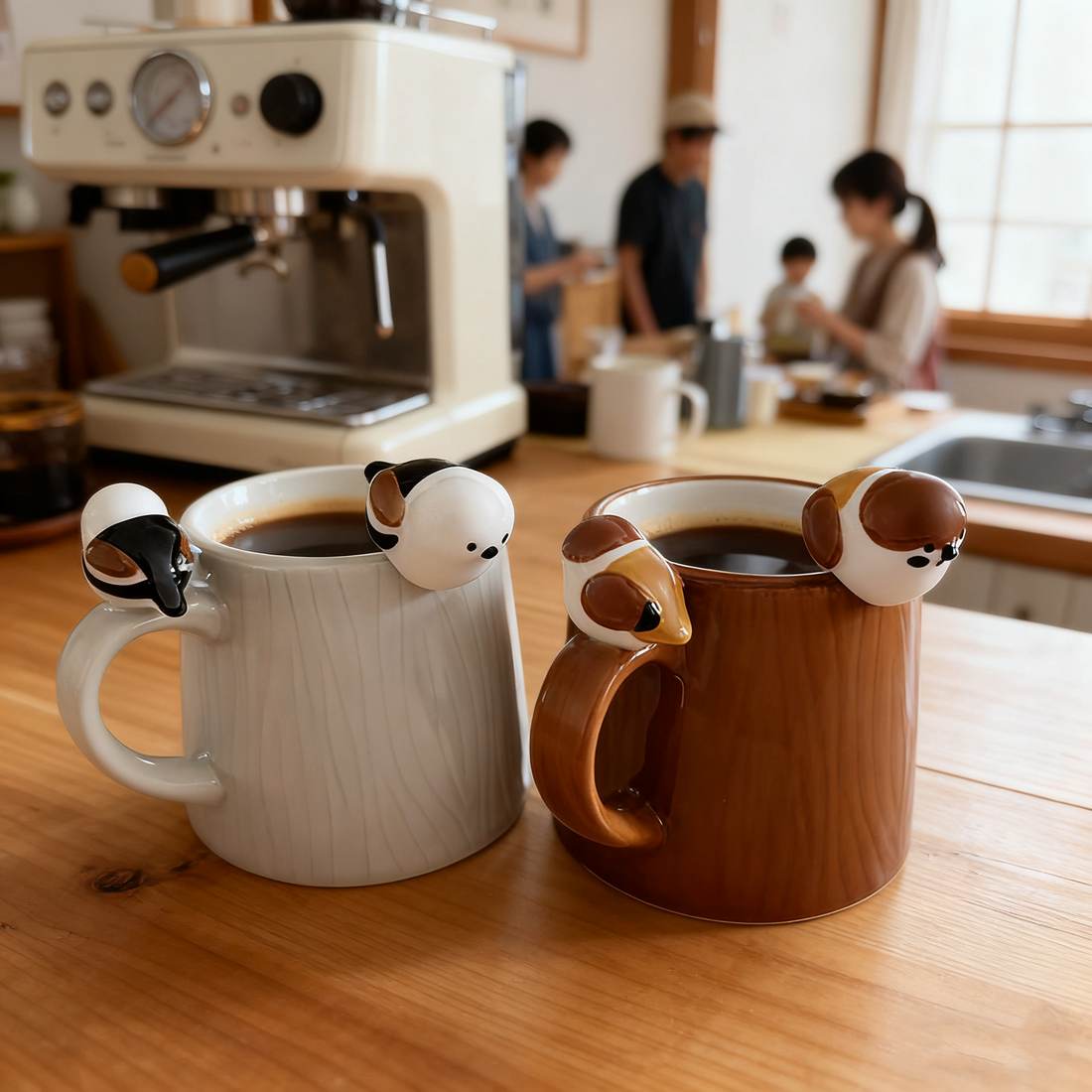 Mug en céramique avec mésange japonaise