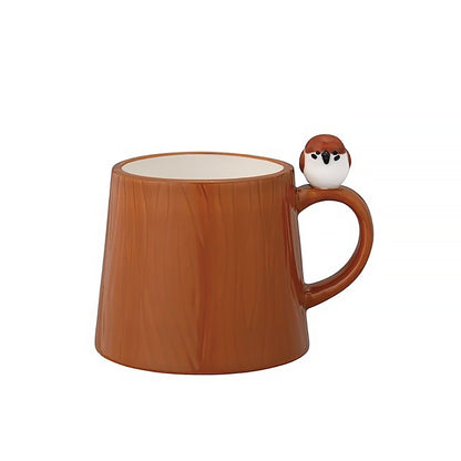 Mug en céramique avec mésange japonaise