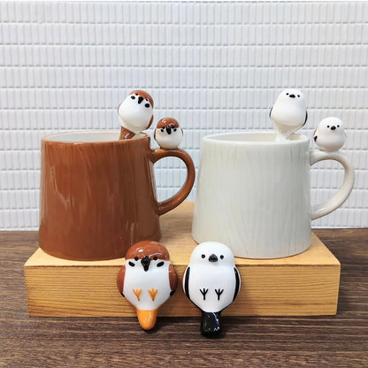 Mug en céramique avec mésange japonaise