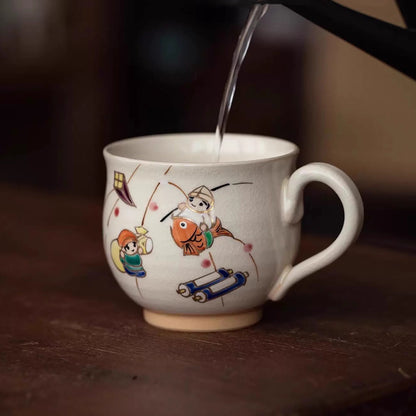 Mug en céramique &quot;Kiyomizu-yaki&quot; de l&