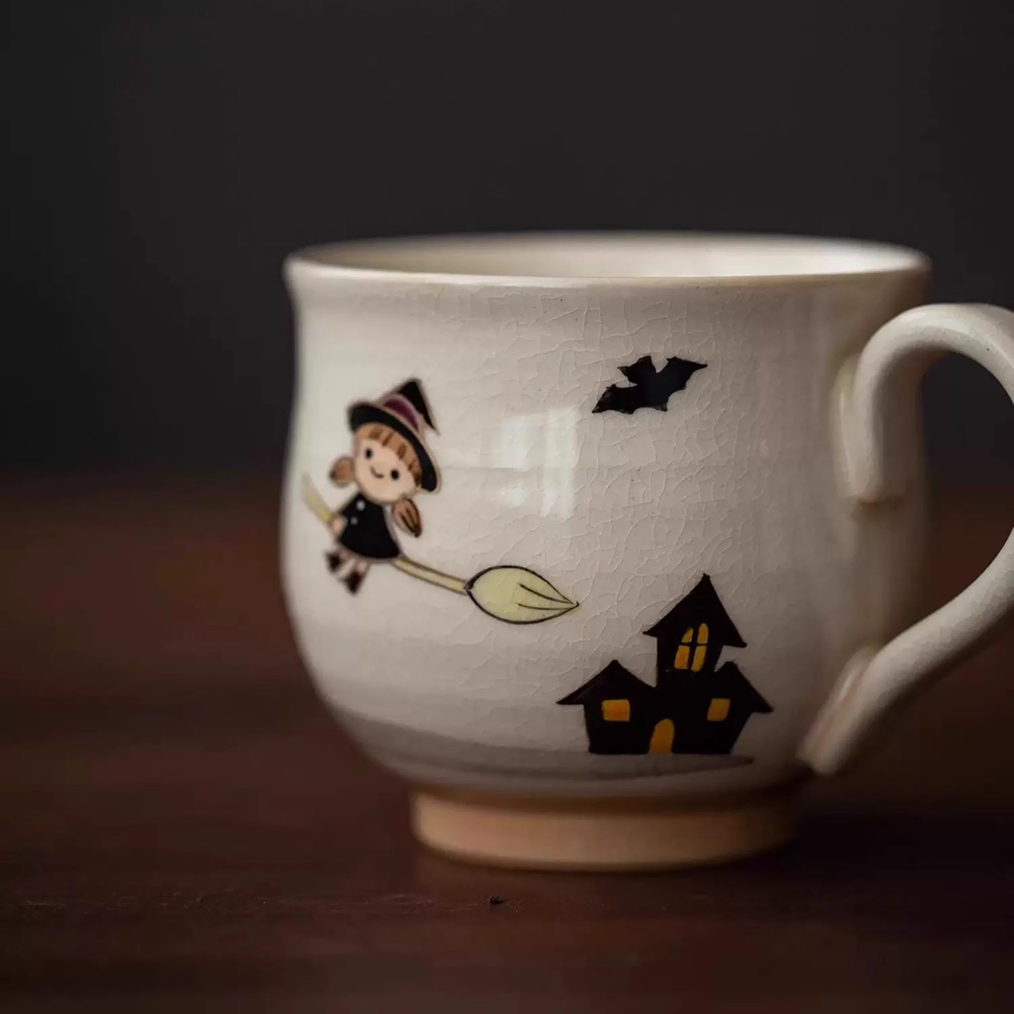 Mug en céramique "Kiyomizu-yaki" de l&