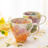 Mug Seto-yaki dégradé floral