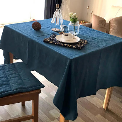 Nappe en lin lavé style vintage japonais