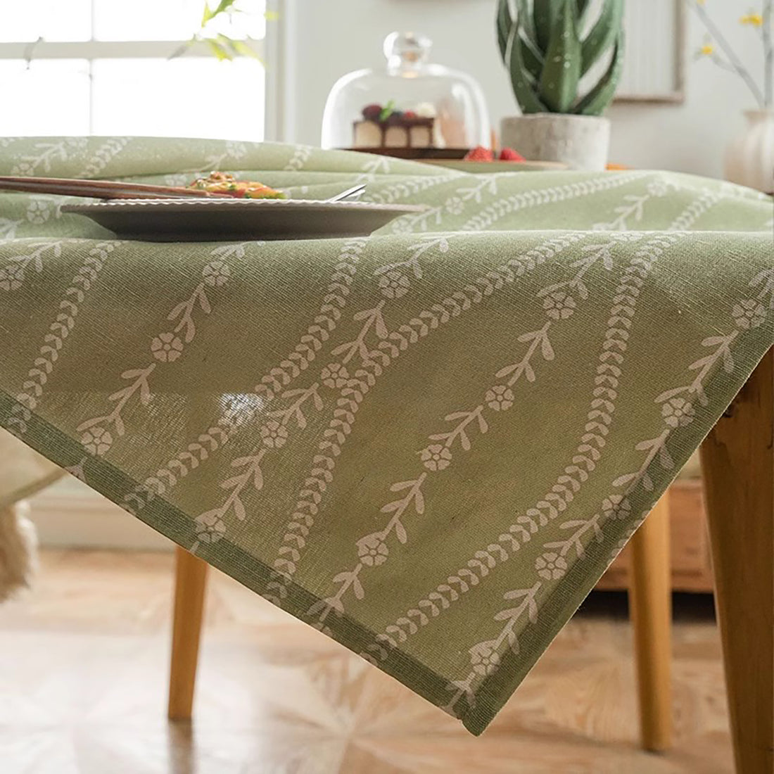Nappe en lin et coton