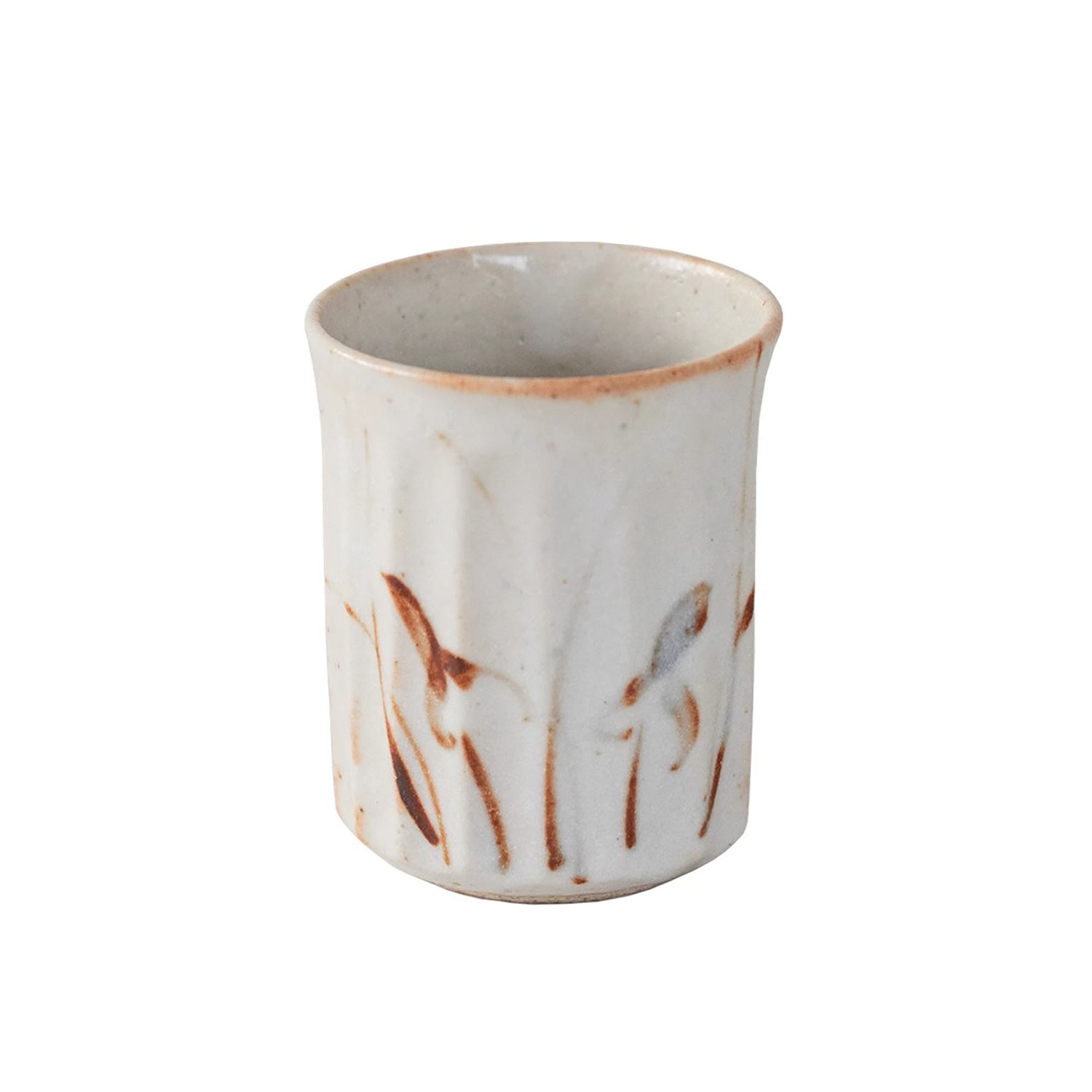 Shino-yaki ceramic cup