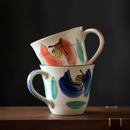 Mug en céramique Mino-yaki 