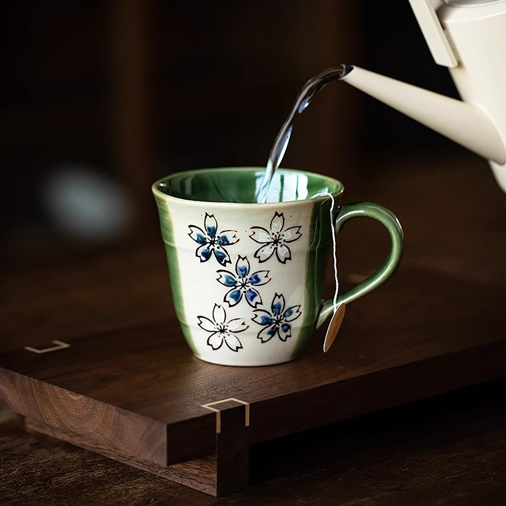 Mug en céramique Mino-yaki 