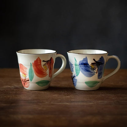 Mug en céramique Mino-yaki 