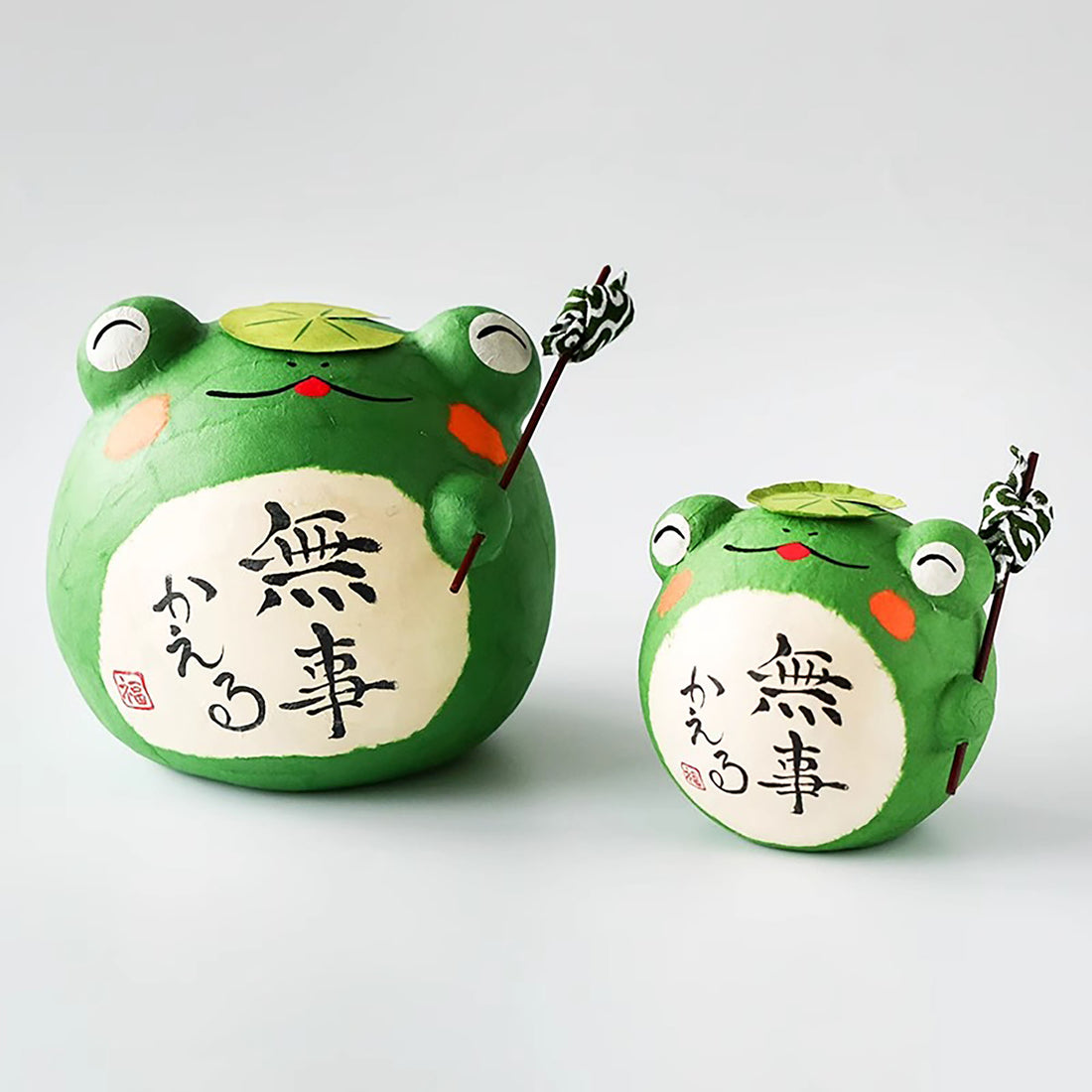 Figurine grenouille en papier washi