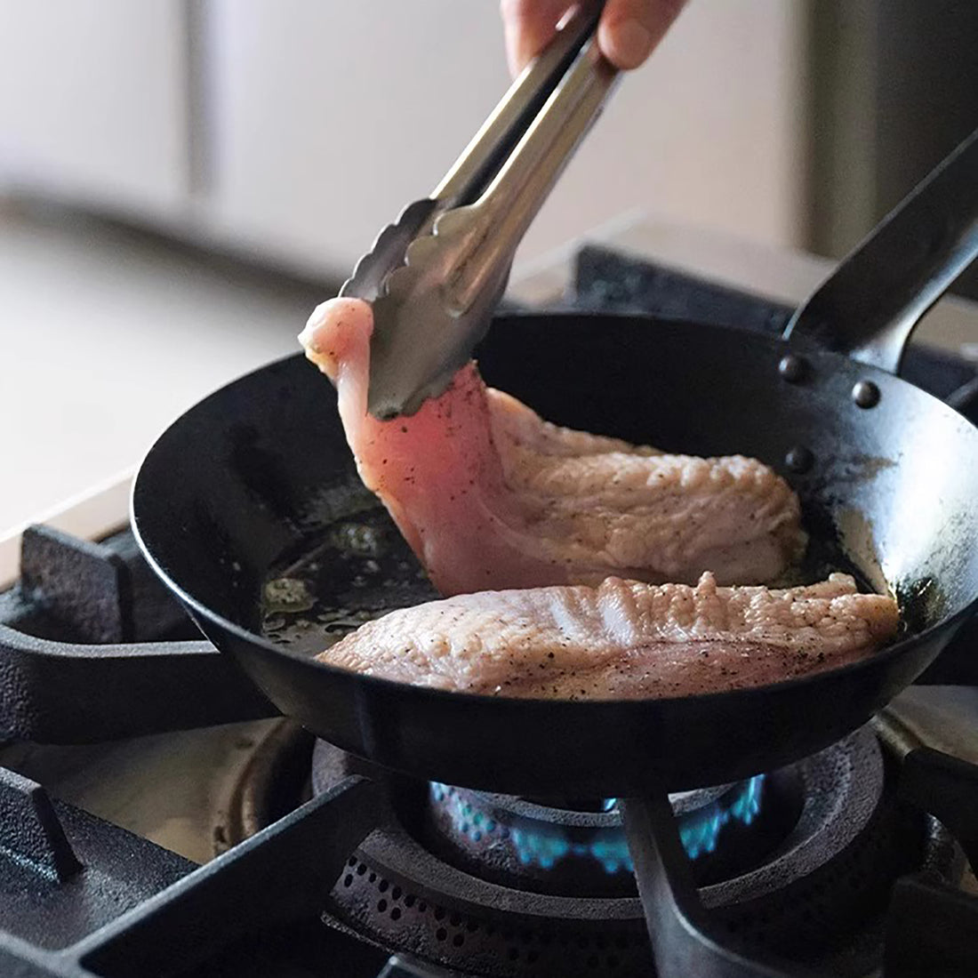 Poêle plate japonaise Nakao en fer pur