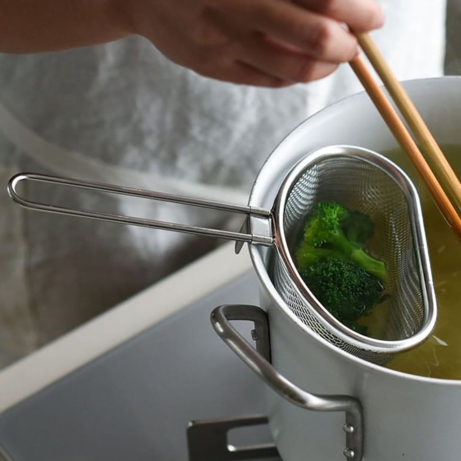 Passoire japonaise en inox Shimomura