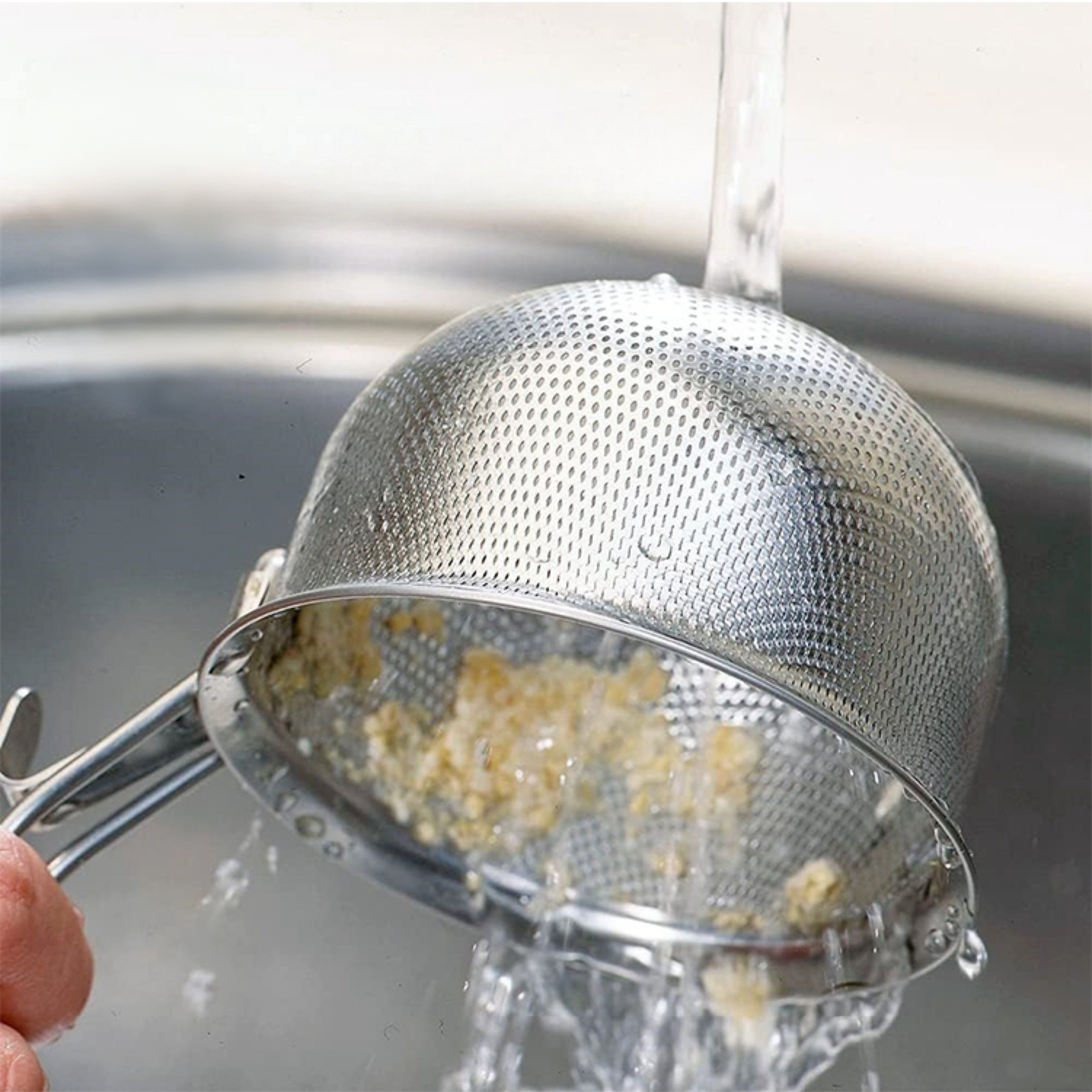 Passoire japonaise en inox pour oden