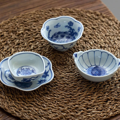 Petites assiettes en porcelaine d’Arita