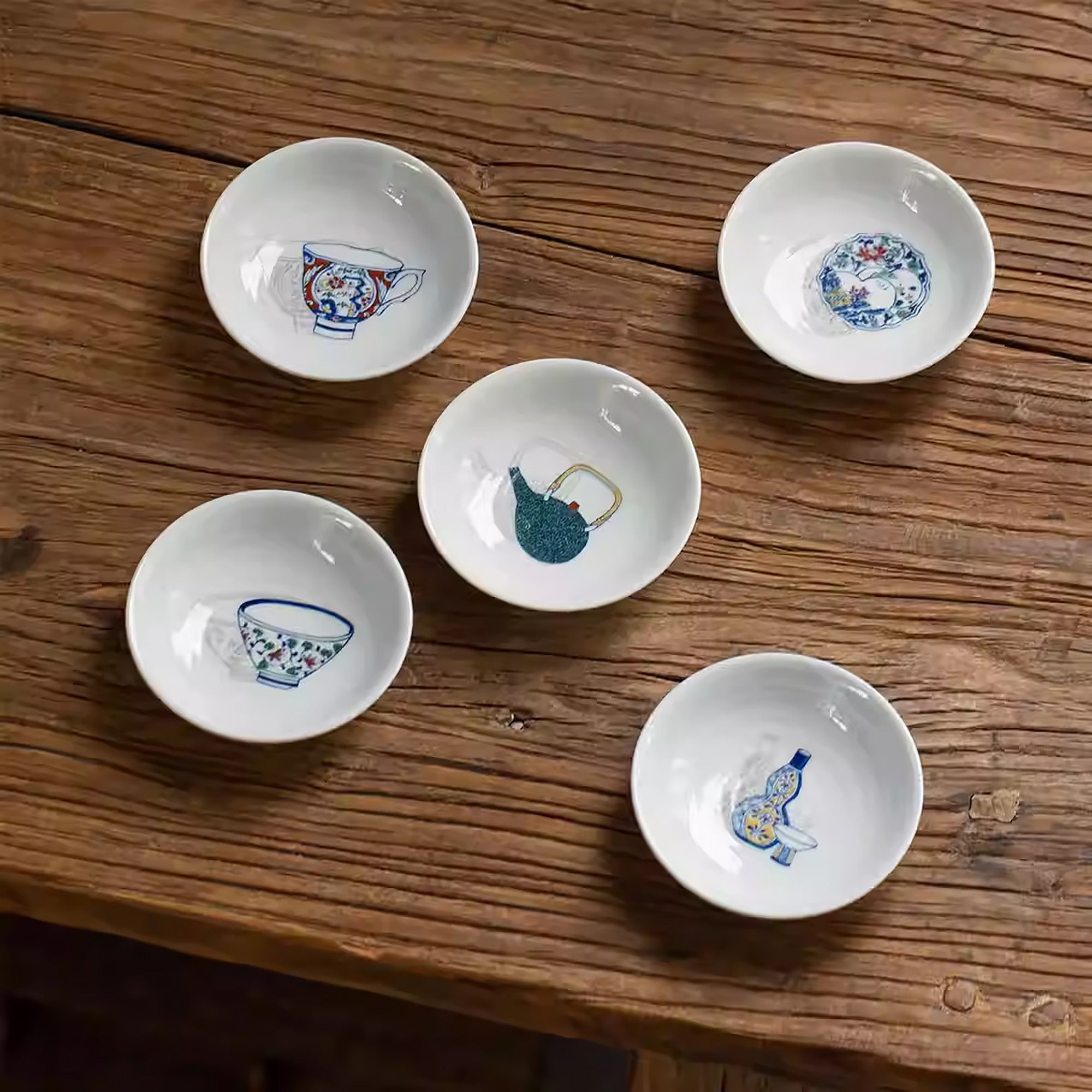 Petite assiette à sauce Arita Yaki en céramique