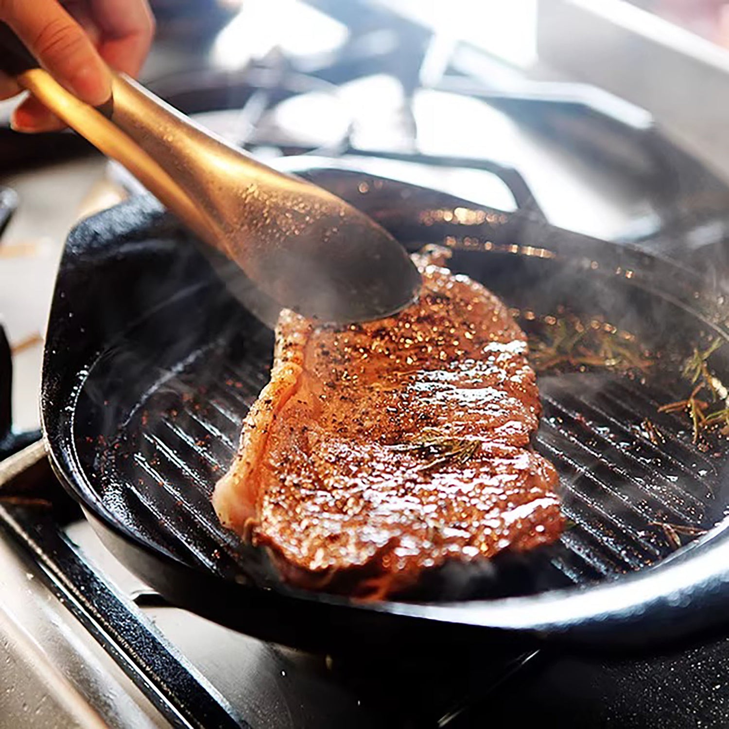Pince de cuisine en acier inoxydable