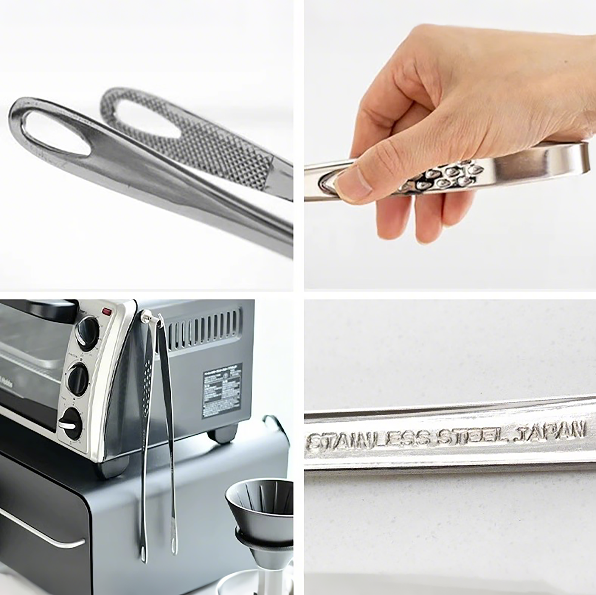 Pince alimentaire fine en inox Shimoyama 