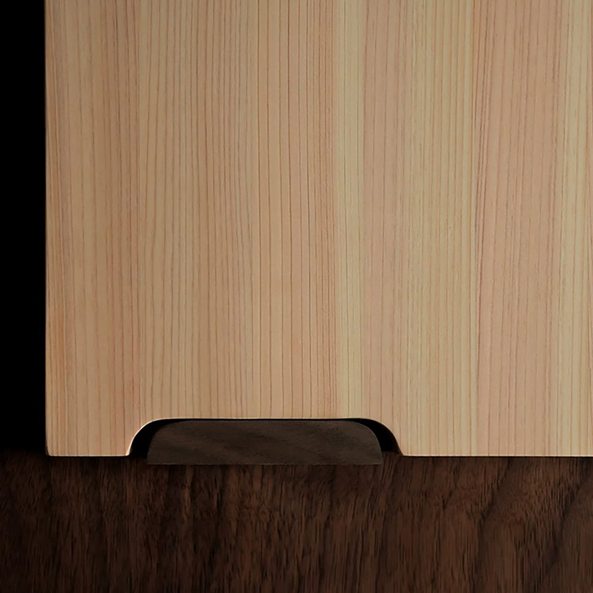 Planche à découper verticale en bois Hinoki massif