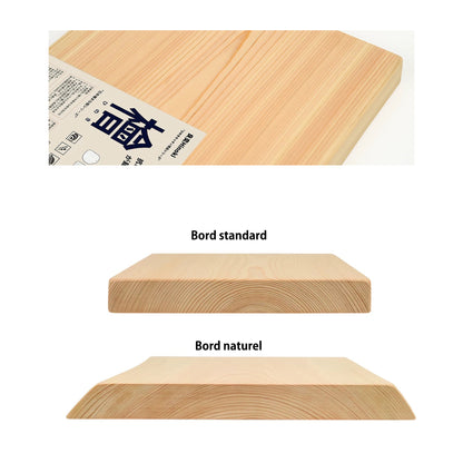Planche à découper en bois Hinoki massif