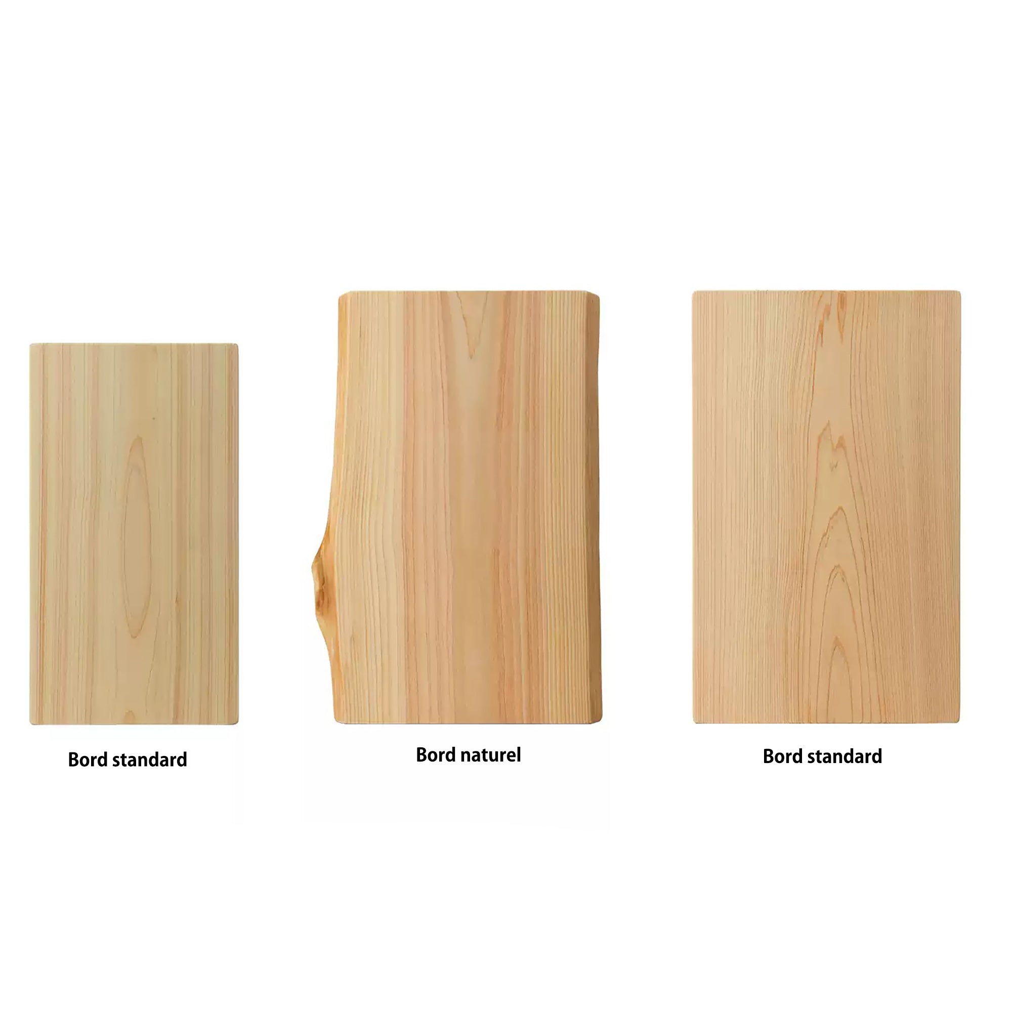 Planche à découper en bois Hinoki massif