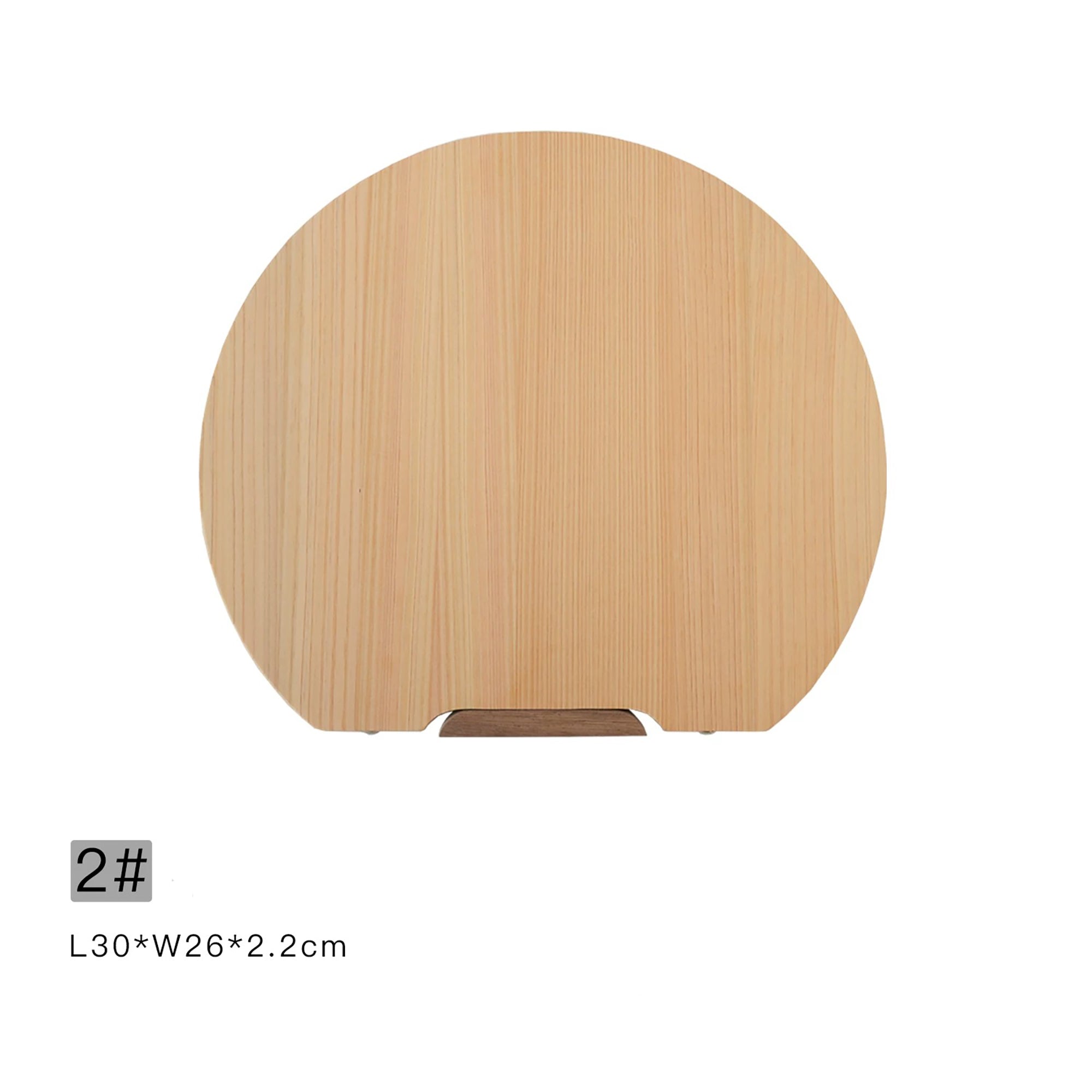 Planche à découper demi-ronde en Hinoki 