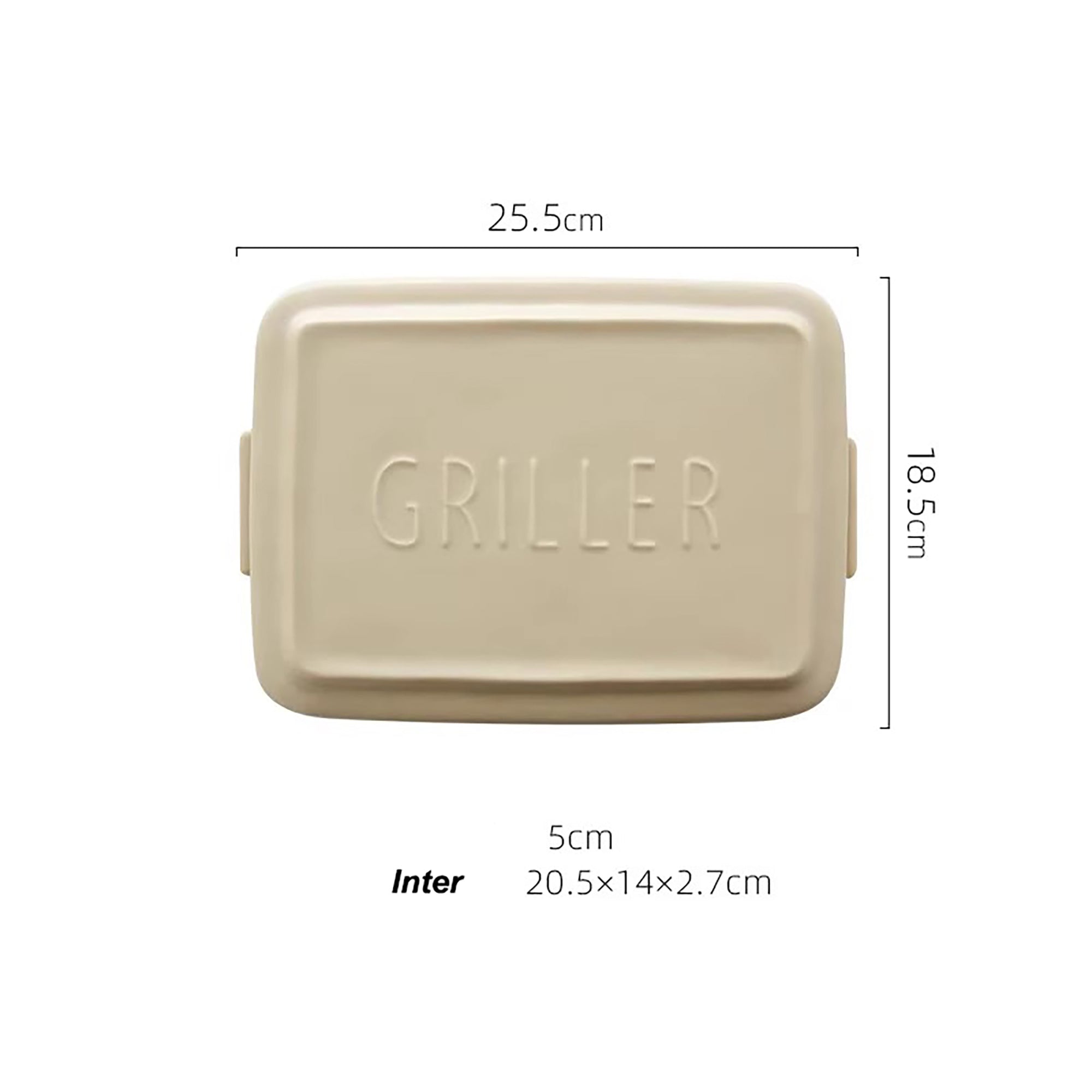 Plat au four en céramique avec couvercle Meister Hand