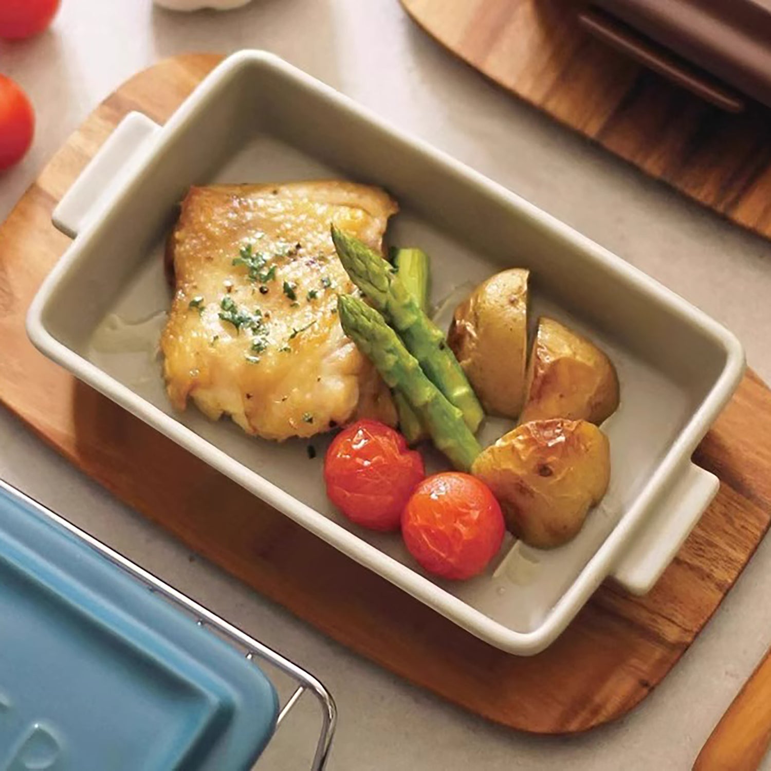 Plat au four en céramique avec couvercle Meister Hand