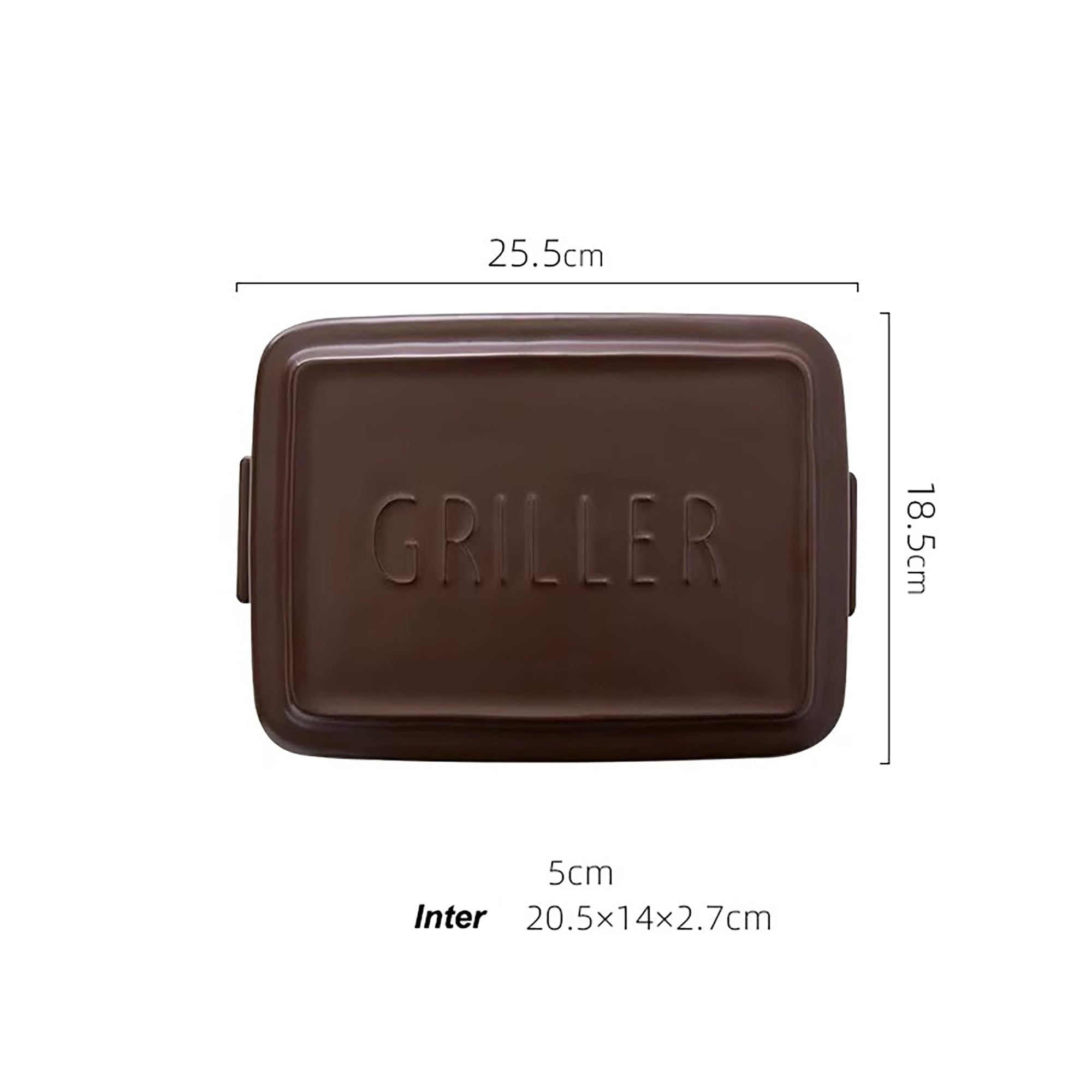 Plat au four en céramique avec couvercle Meister Hand