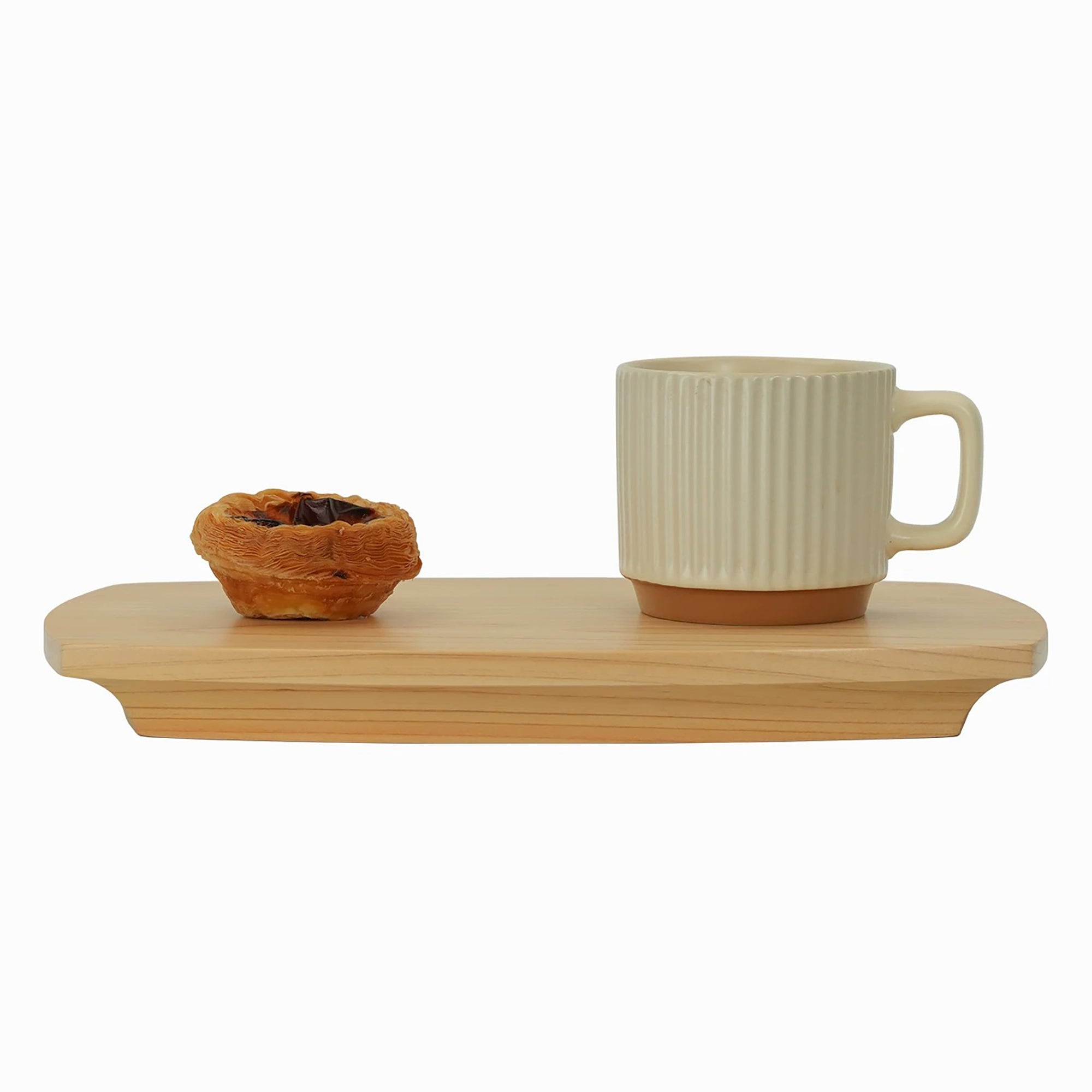 Plateau en bois Hinoki à bord relevé