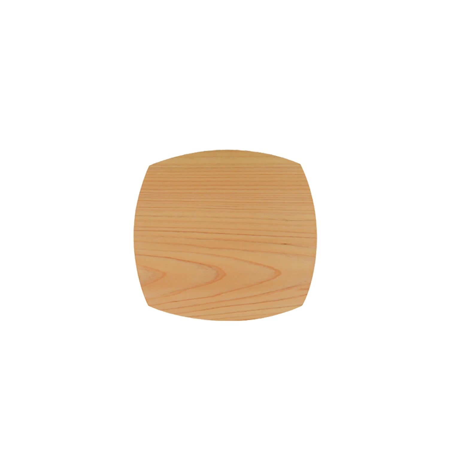 Plateau en bois Hinoki à bord relevé