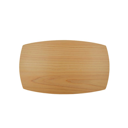 Plateau en bois Hinoki à bord relevé