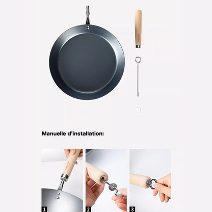 Poêle Shimoyama en fer nitruré 