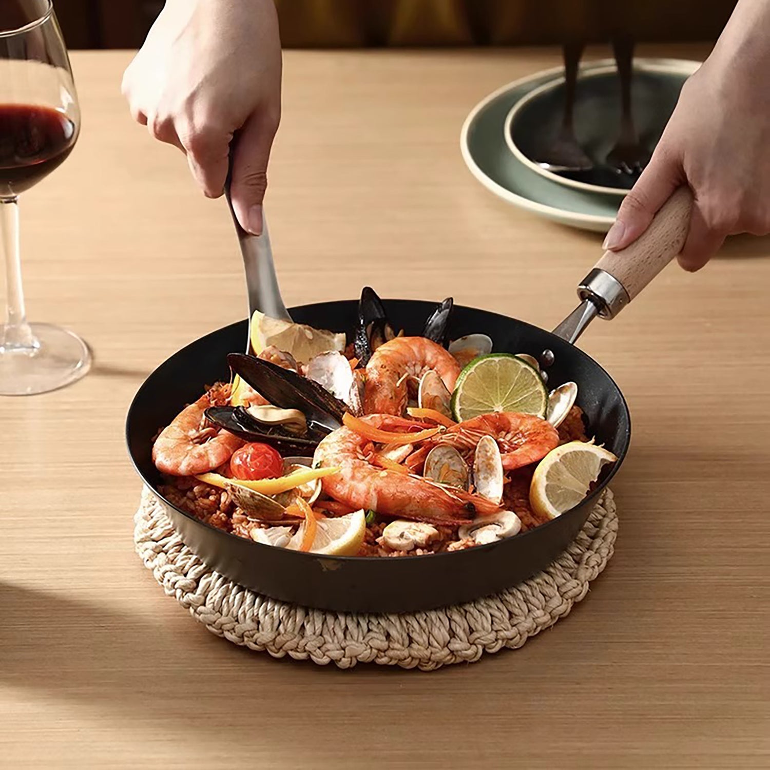 Poêle Shimoyama en fer nitruré 