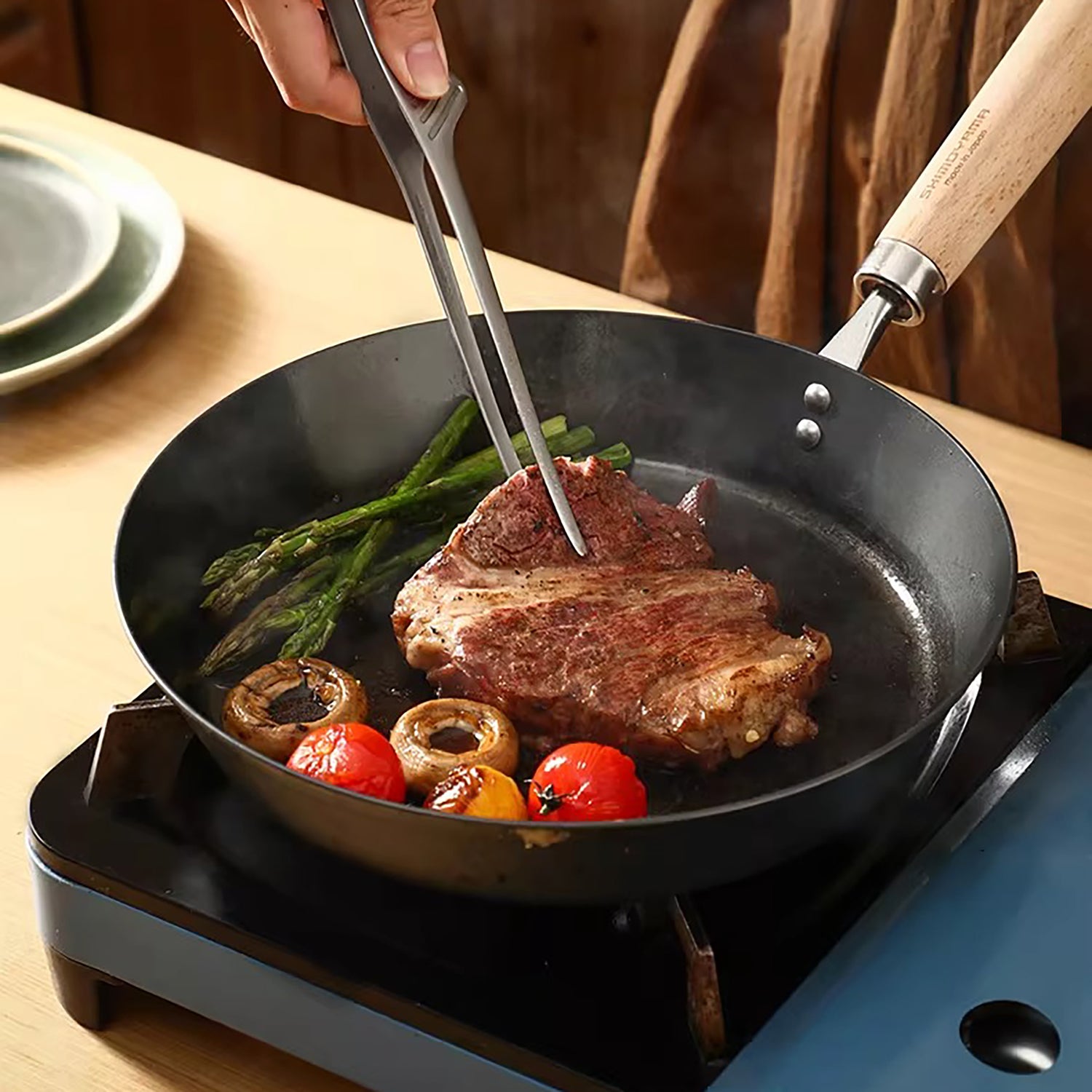Poêle Shimoyama en fer nitruré 