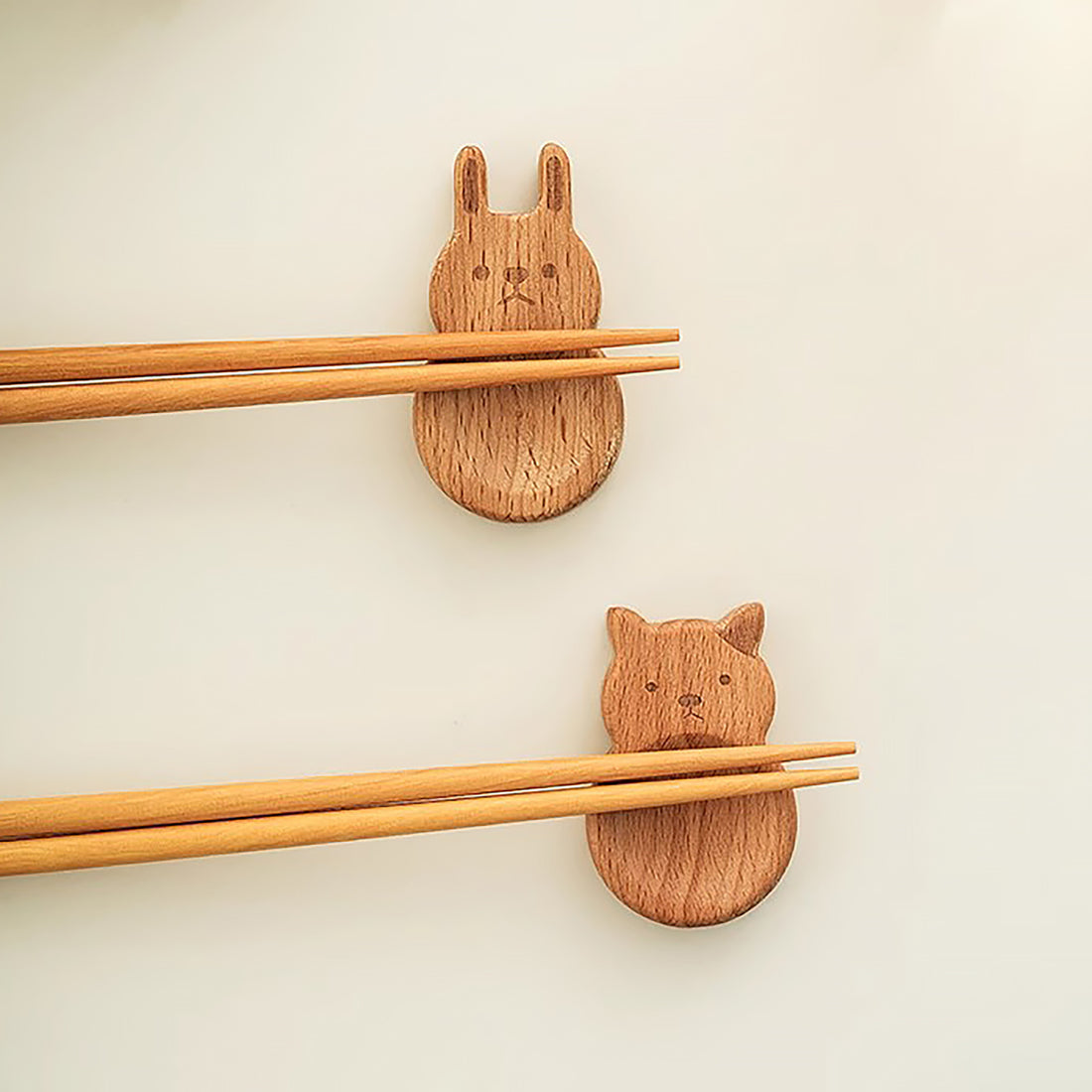 Repose-baguettes en bois avec mignon forme d&