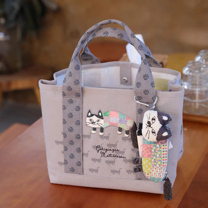 Pochette porte-clés en forme chat Kusuguru 