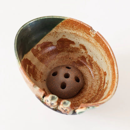 Porte Encens en céramique Seto-yaki