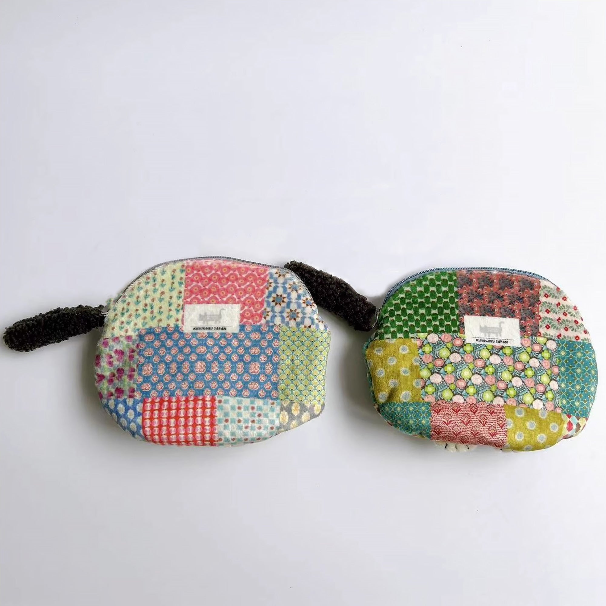 Porte-monnaie chat en peluche Kusuguru