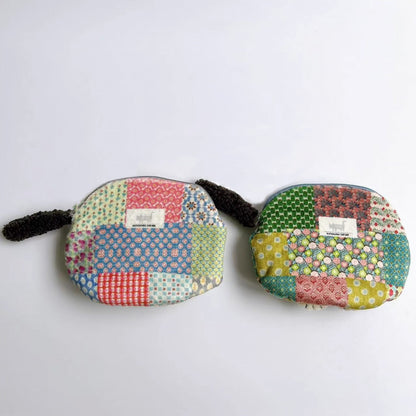 Porte-monnaie chat en peluche Kusuguru