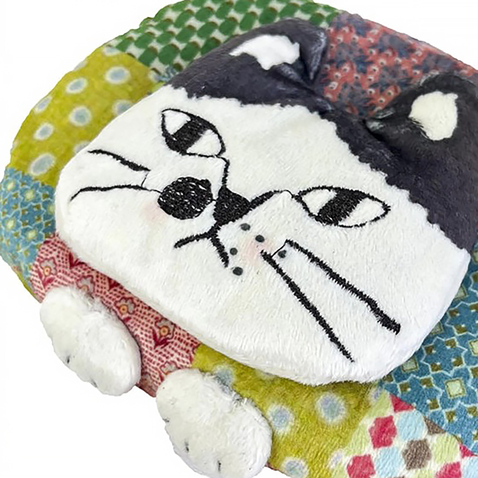 Porte-monnaie chat en peluche Kusuguru