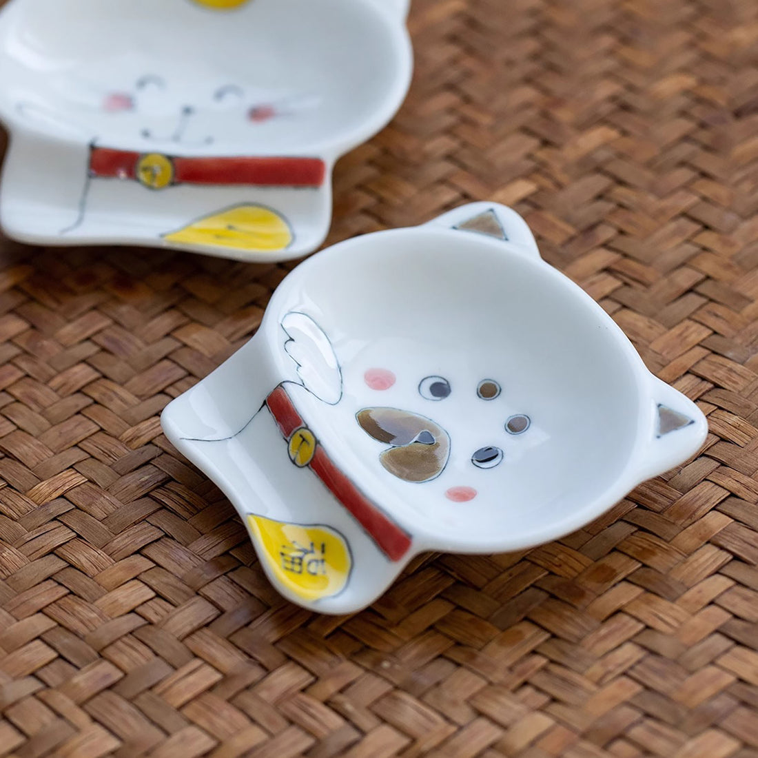 Petit Assiette à sauce Arita-yaki avec repose-baguettes