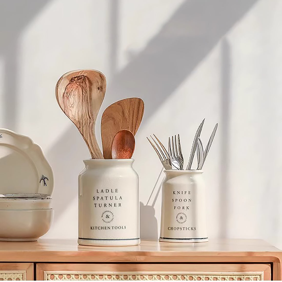 Porte-ustensiles en céramique Ibuki Meister Hand