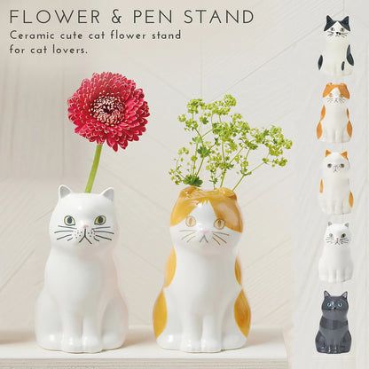 Vase en forme chat mignon en céramique