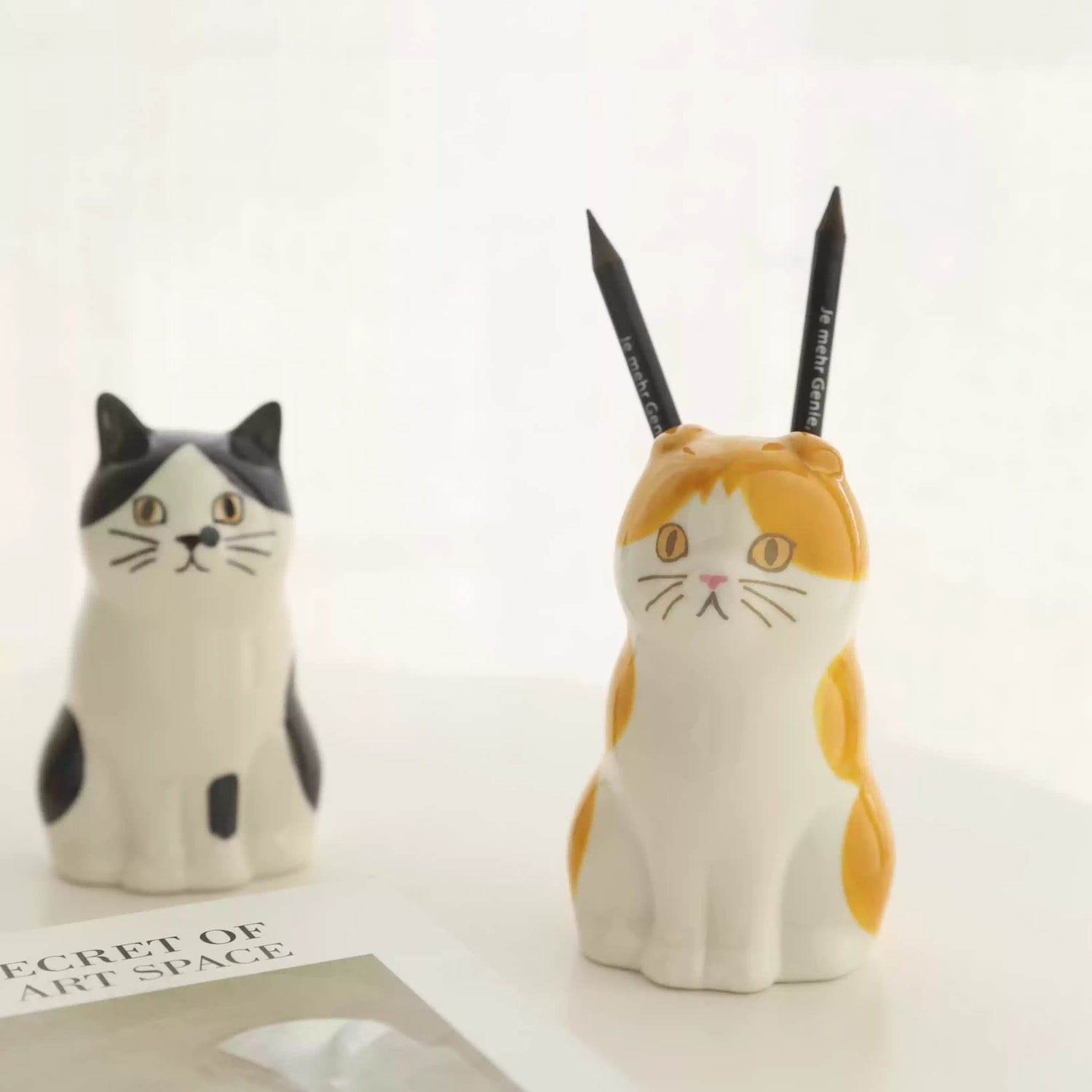 Vase en forme chat mignon en céramique