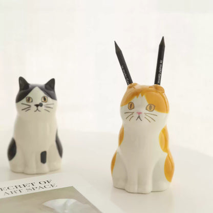 Vase en forme chat mignon en céramique