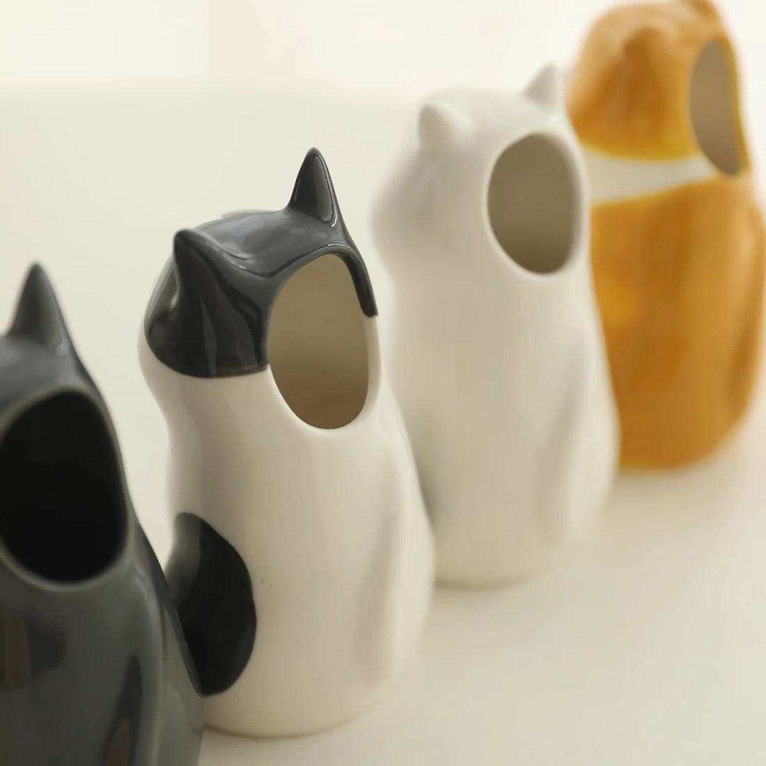Vase en forme chat mignon en céramique