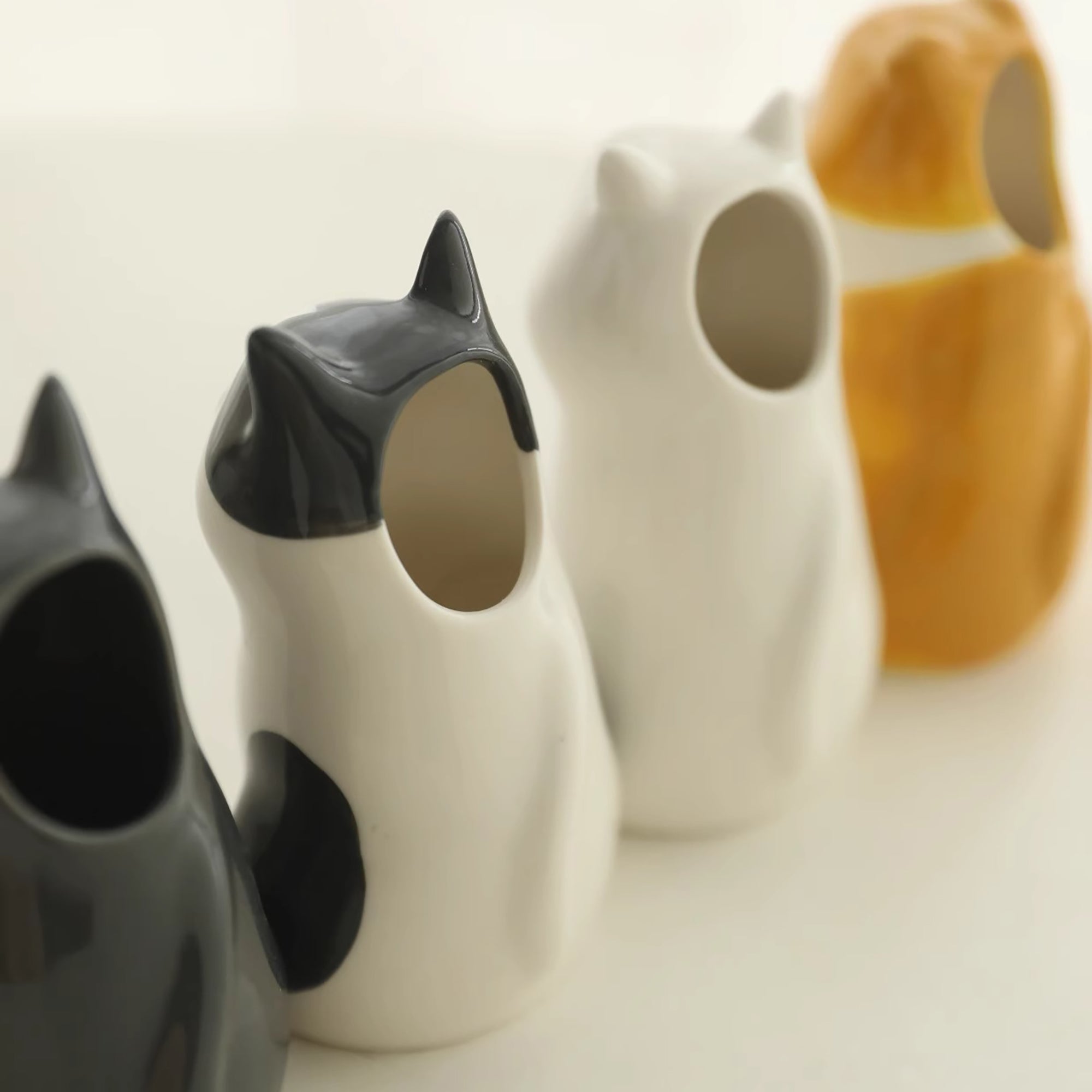 Vase en forme chat mignon en céramique