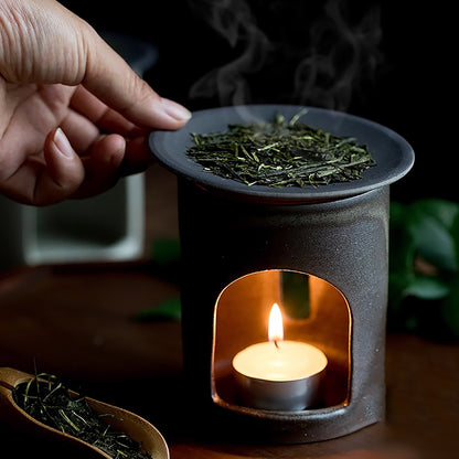 Réchaud à thé et aromathérapie en céramique SALIU