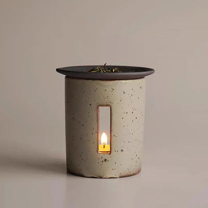 Réchaud à thé et aromathérapie en céramique SALIU