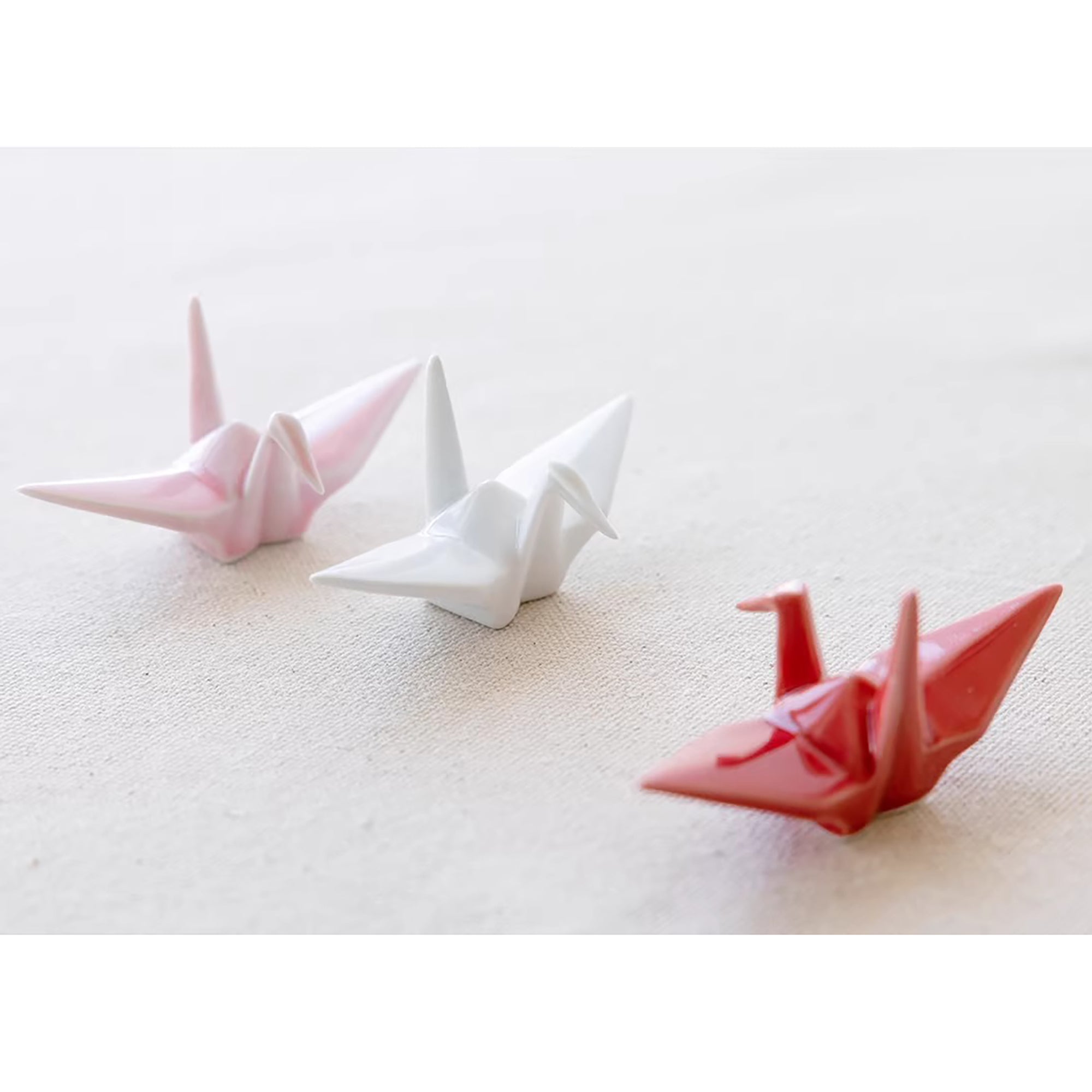 Repose-baguettes grue origami Arita six couleurs