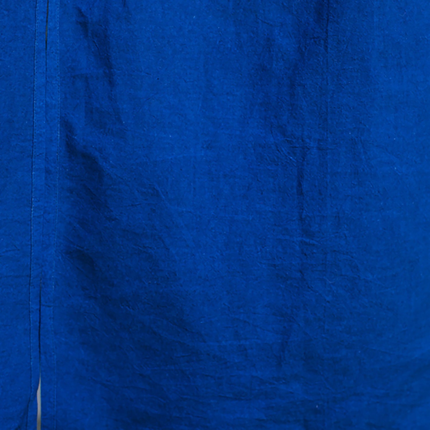 Rideau fendu en lin et coton avec teinture végétale artisanale